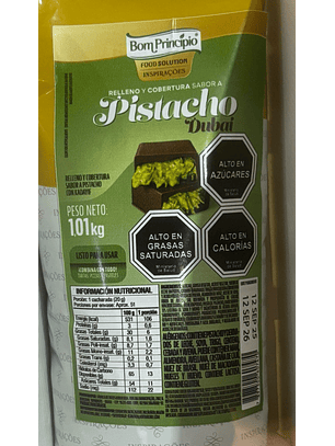 Relleno Sabor a Pistacho Dubai Bom Principio 1,01 kg (incluye kataifi)