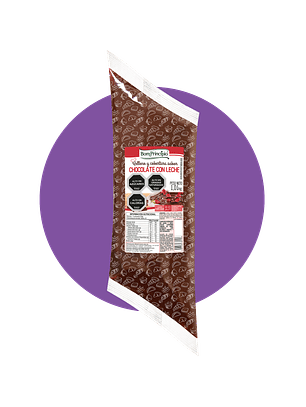 Relleno De Chocolate Con Leche Bom Principio 1,01 kg