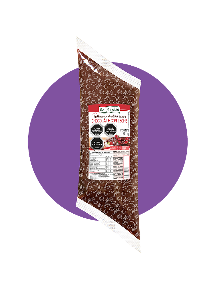 Relleno De Chocolate Con Leche Bom Principio 1,01 kg 1