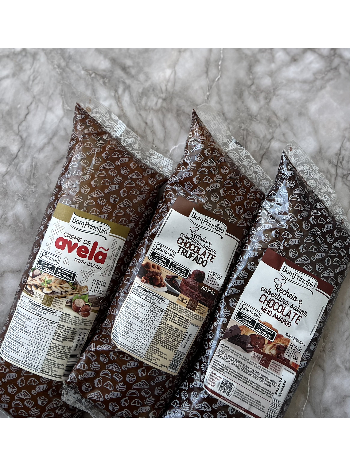 Relleno De Chocolate Con Leche Bom Principio 1,01 kg 4