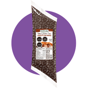 Relleno De Chocolate SemiAmargo Bom Principio 1,01 kg