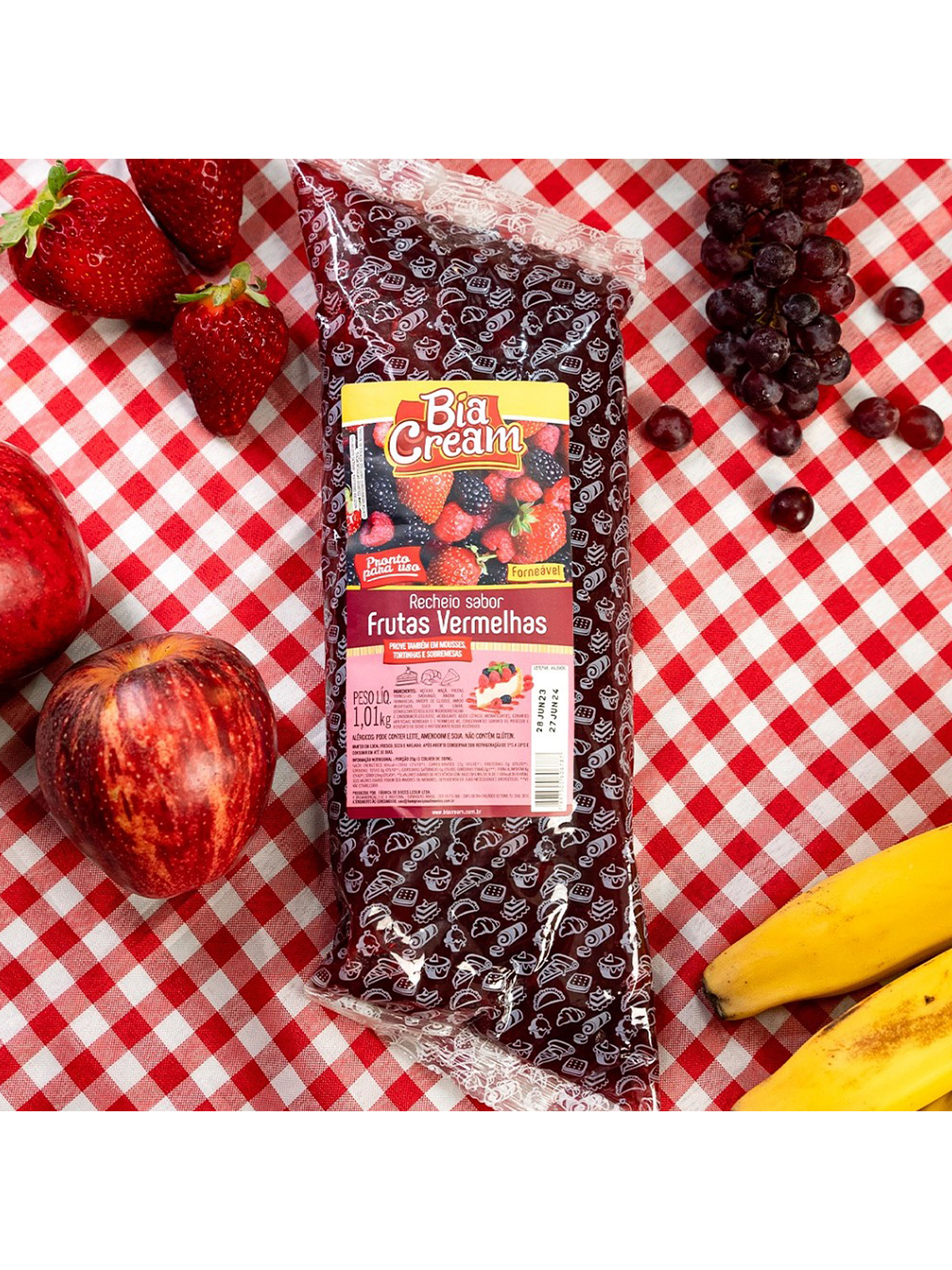 Relleno de Frutos Rojos Bom Principio 1,01 kg 2