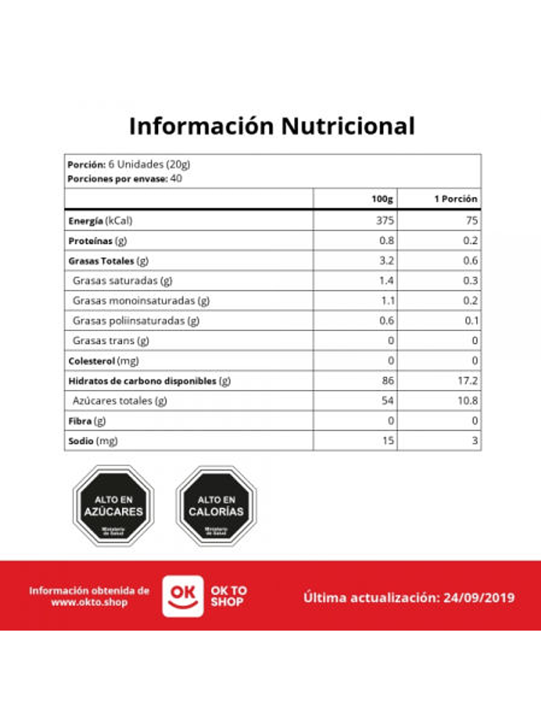 Caramelos Masticables Frutales Surtidos Arcor 800 gr 2