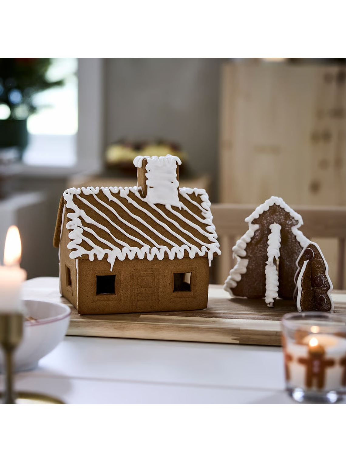 Casa o Árbol De Jengibre Ikea Vintersaga Navidad 300 G Comestible 4