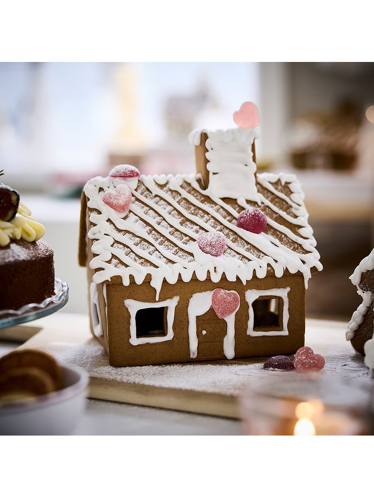 Casa o Árbol De Jengibre Ikea Vintersaga Navidad 300 G Comestible 9