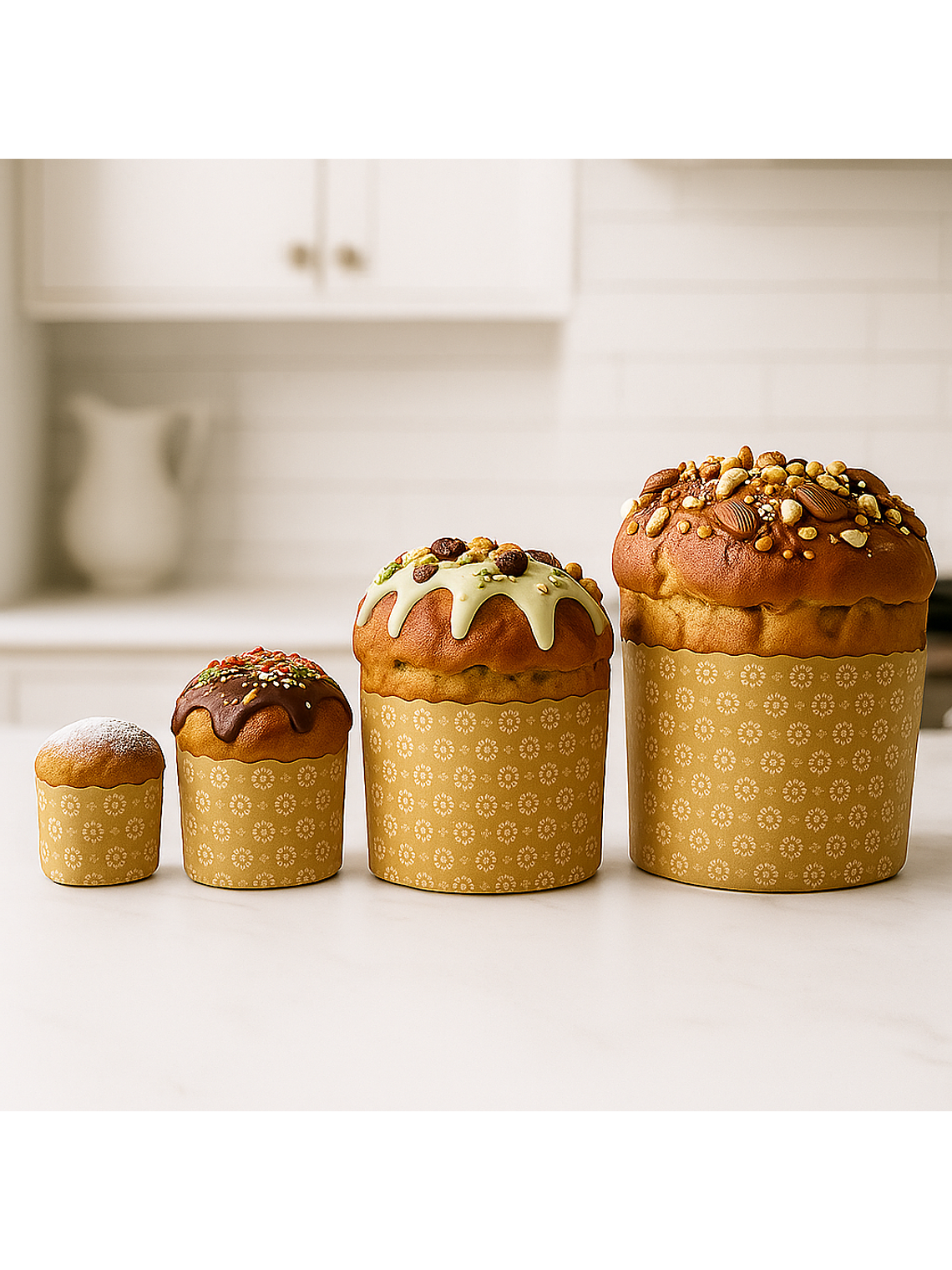 Molde Panettone, Pan de Pascua o Queque Navideño 2