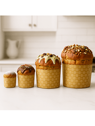 Molde Panettone, Pan de Pascua o Queque Navideño