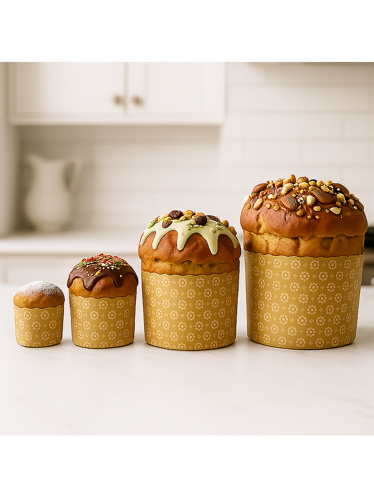 Molde Panettone, Pan de Pascua o Queque Navideño 2