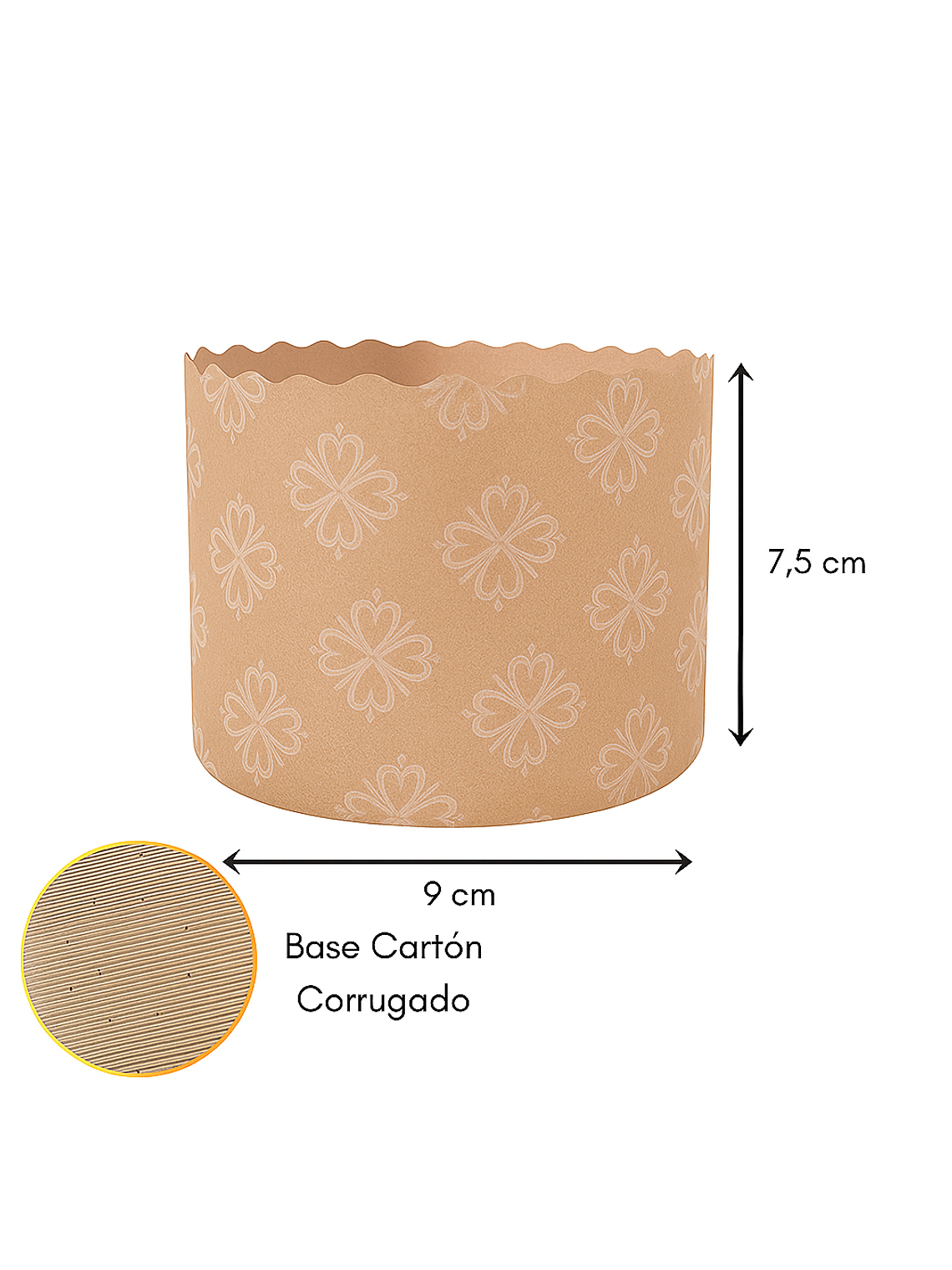 Molde Panettone, Pan de Pascua o Queque Navideño 4