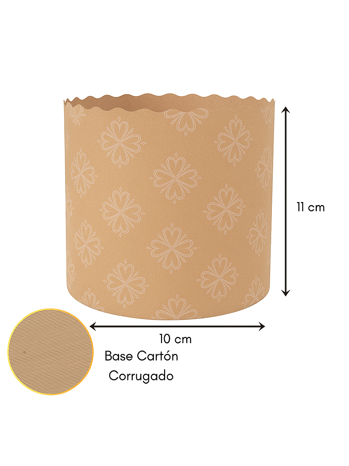 Molde Panettone, Pan de Pascua o Queque Navideño 5