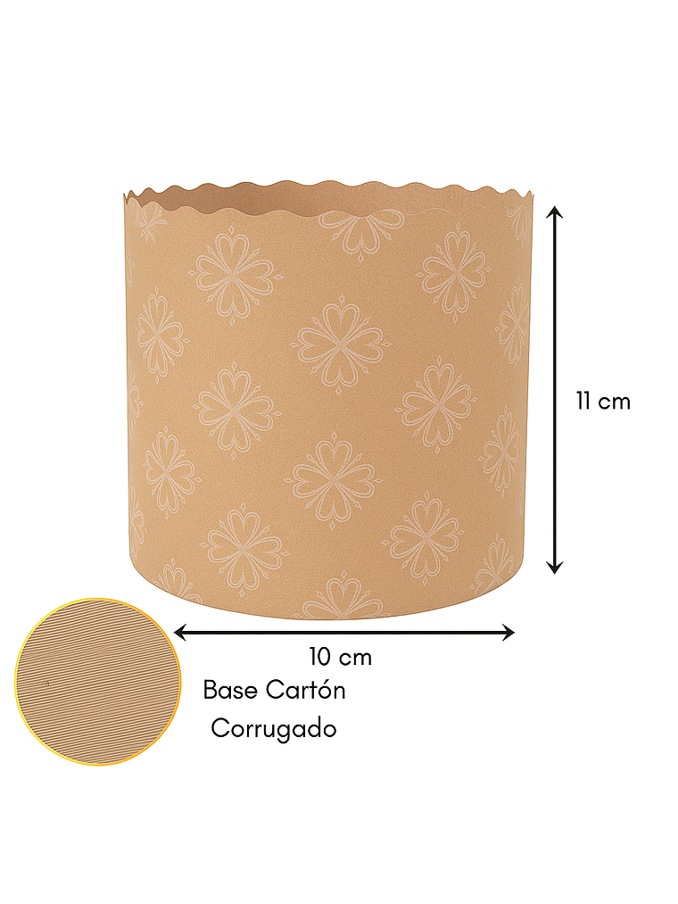 Molde Panettone, Pan de Pascua o Queque Navideño 5