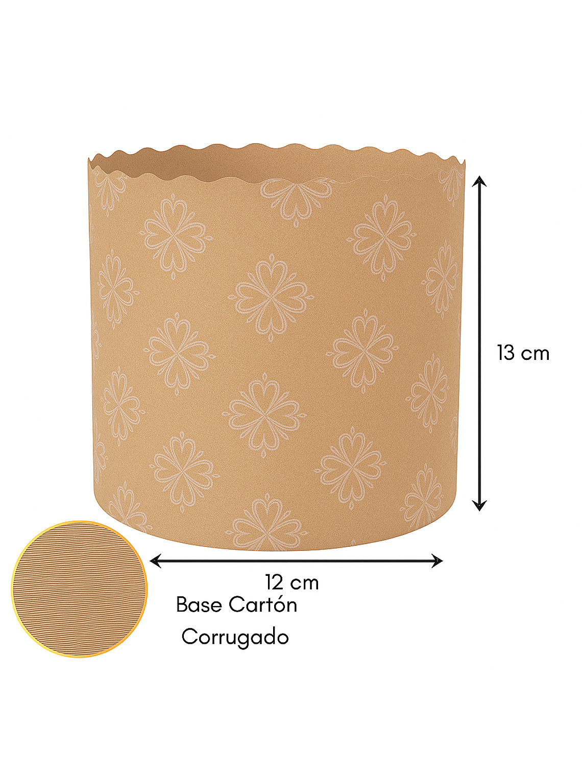 Molde Panettone, Pan de Pascua o Queque Navideño 6