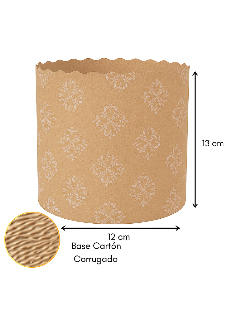 Molde Panettone, Pan de Pascua o Queque Navideño 6