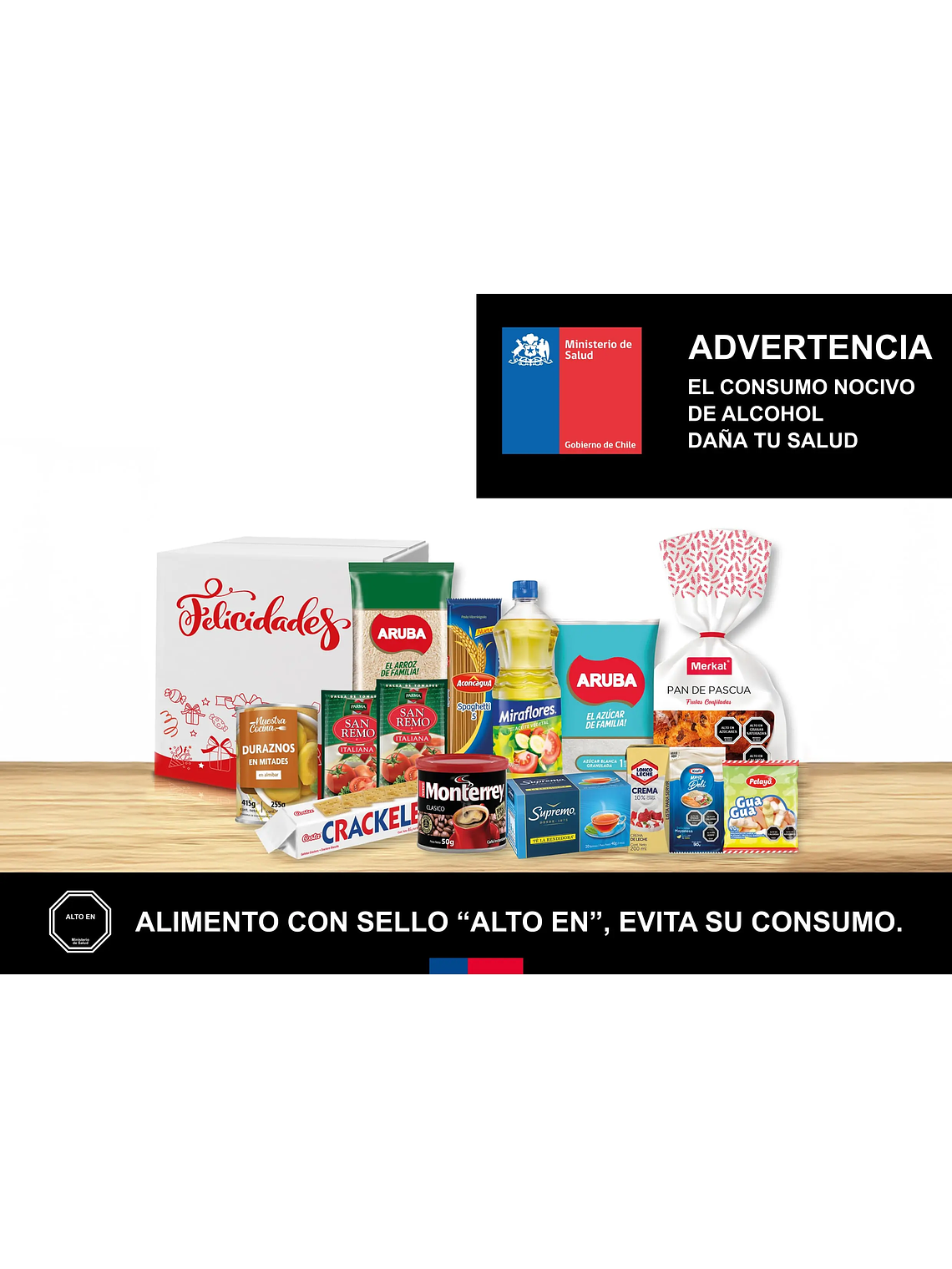 Canasta navideña para regalo o aguinaldo 1