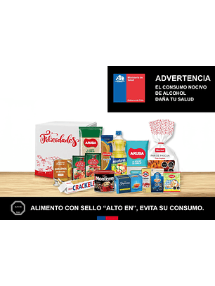 Canasta navideña para regalo o aguinaldo