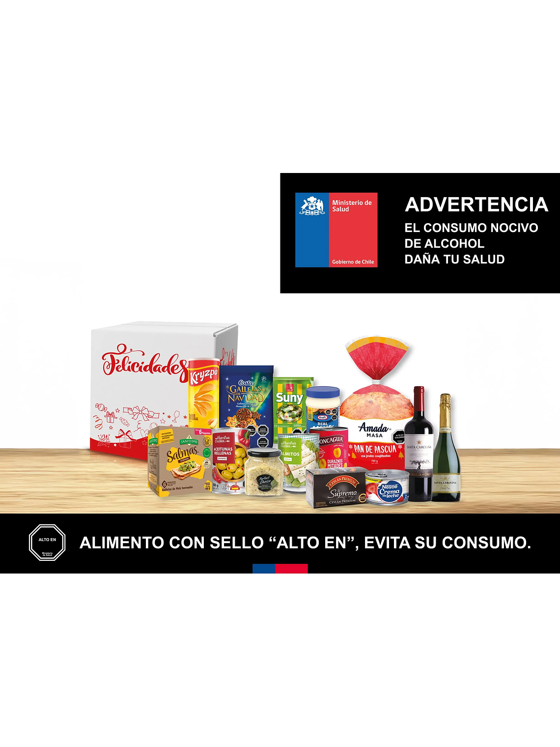 Canasta navideña para regalo o aguinaldo 2