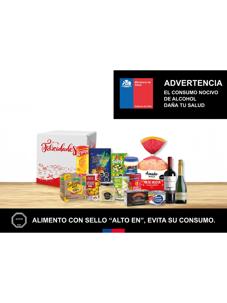 Canasta navideña para regalo o aguinaldo 2