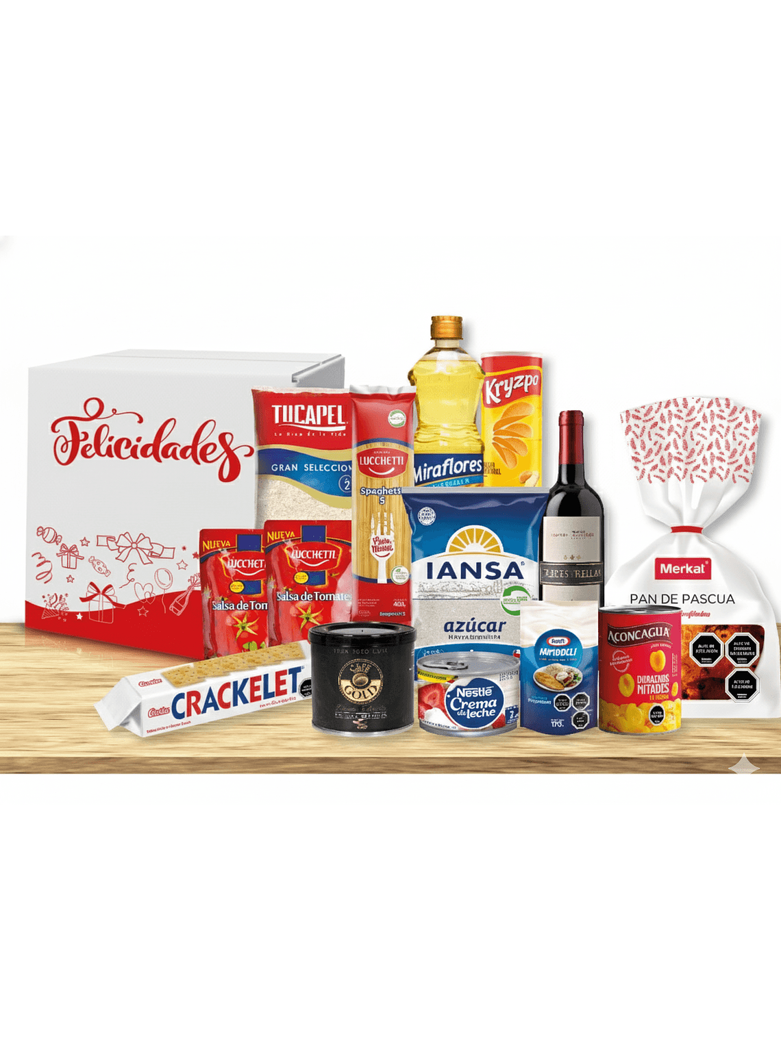 Canasta navideña para regalo o aguinaldo 5