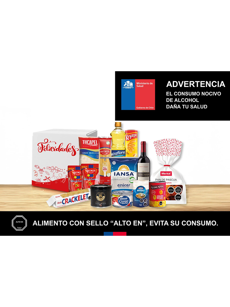 Canasta navideña para regalo o aguinaldo 3