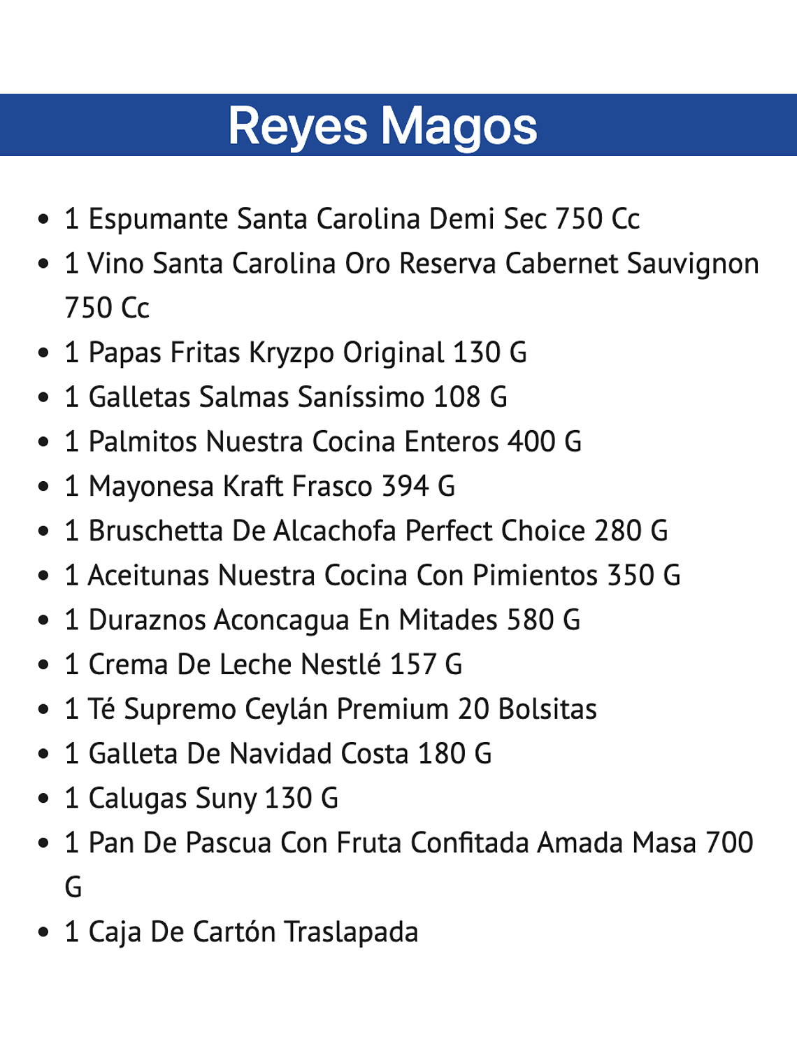 Canasta navideña para regalo o aguinaldo 10