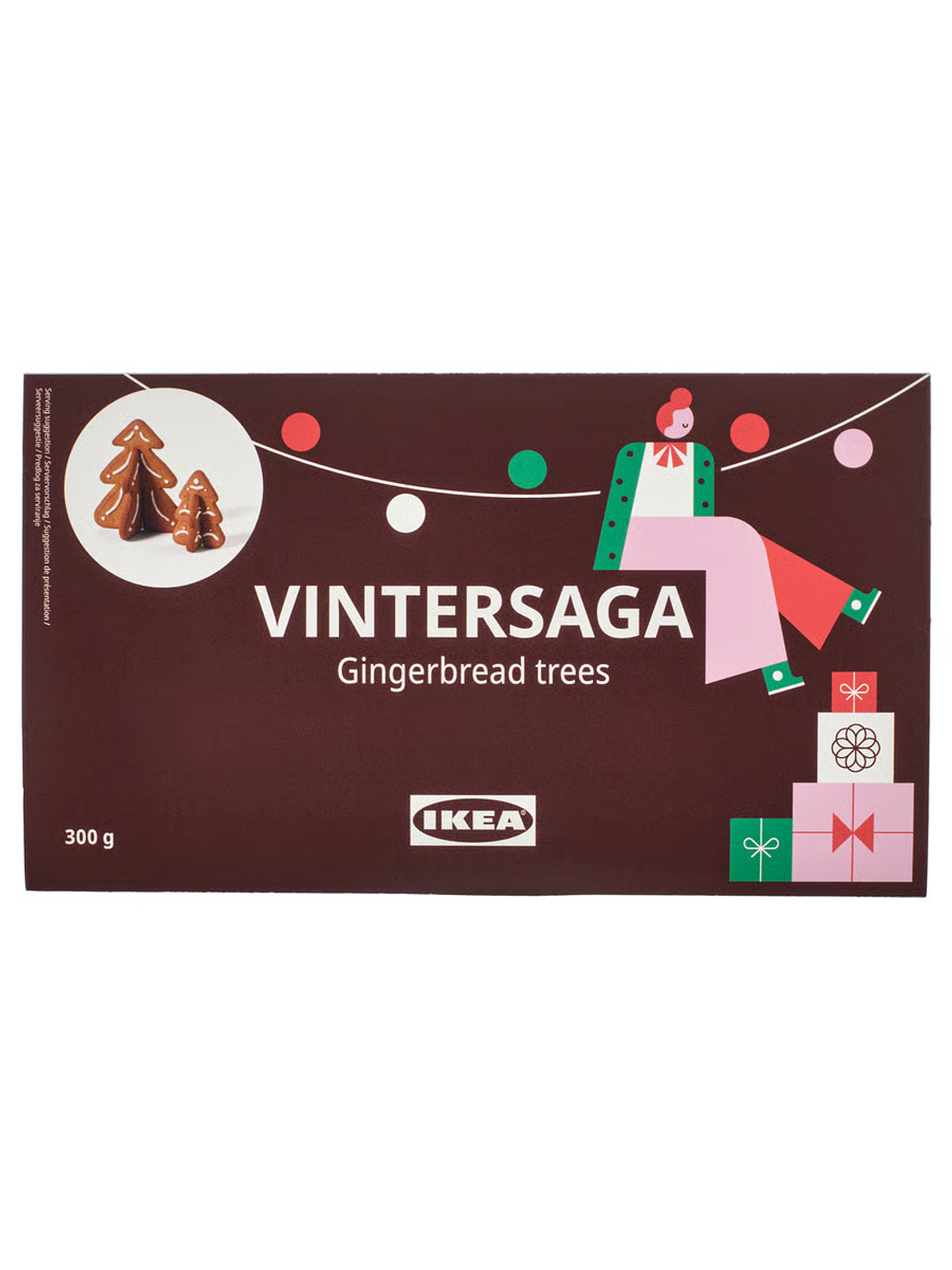 Casa o Árbol De Jengibre Ikea Vintersaga Navidad 300 G Comestible 6