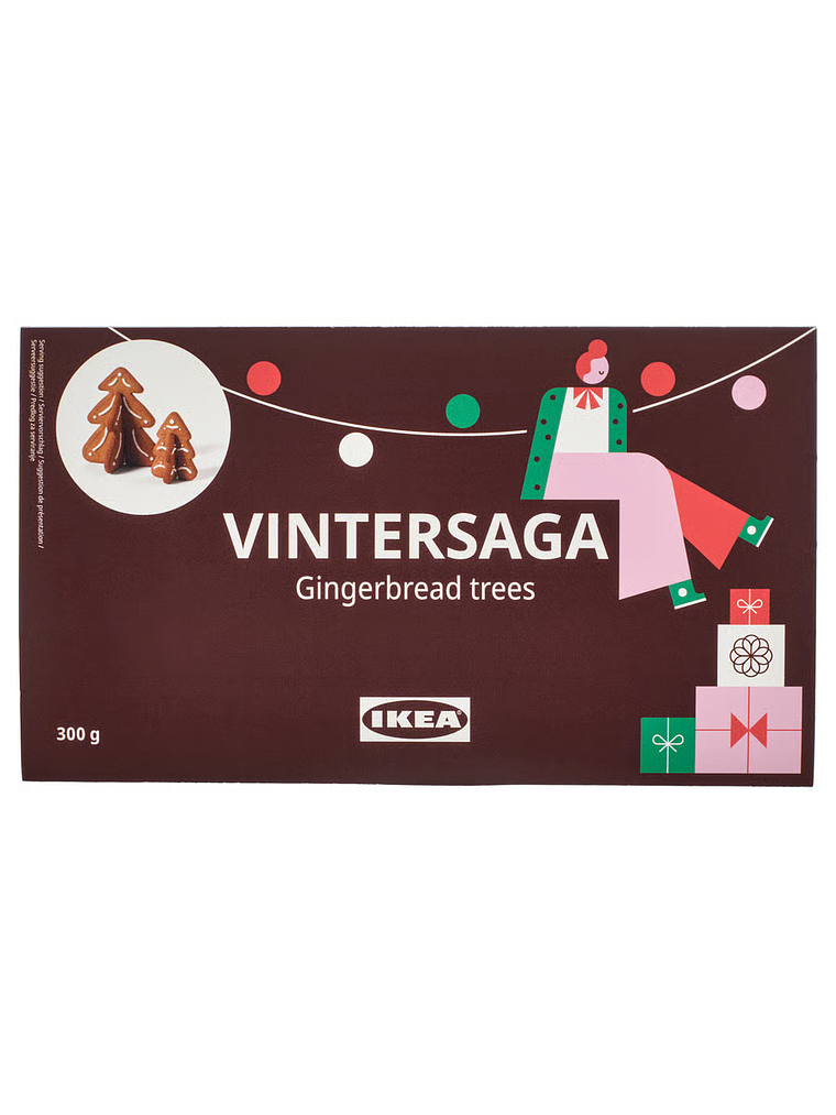 Casa o Árbol De Jengibre Ikea Vintersaga Navidad 300 G Comestible 6