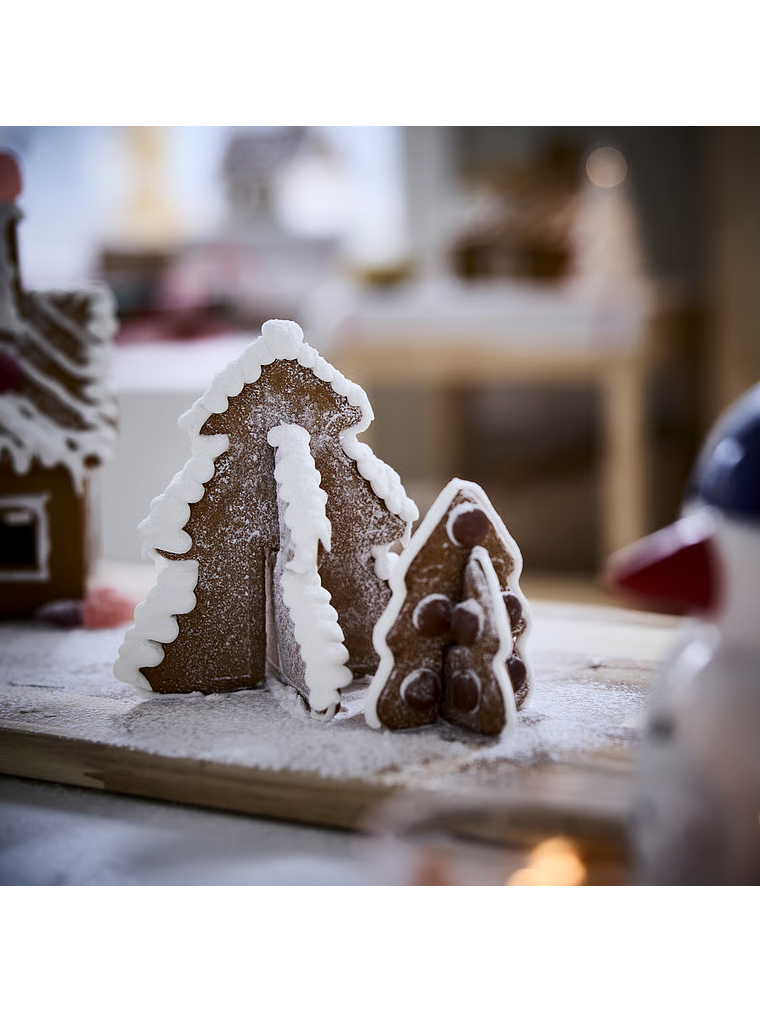 Casa o Árbol De Jengibre Ikea Vintersaga Navidad 300 G Comestible 7