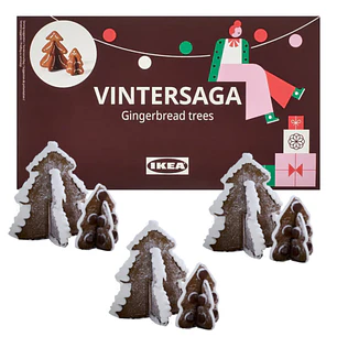 Casa o Árbol De Jengibre Ikea Vintersaga Navidad 300 G Comestible