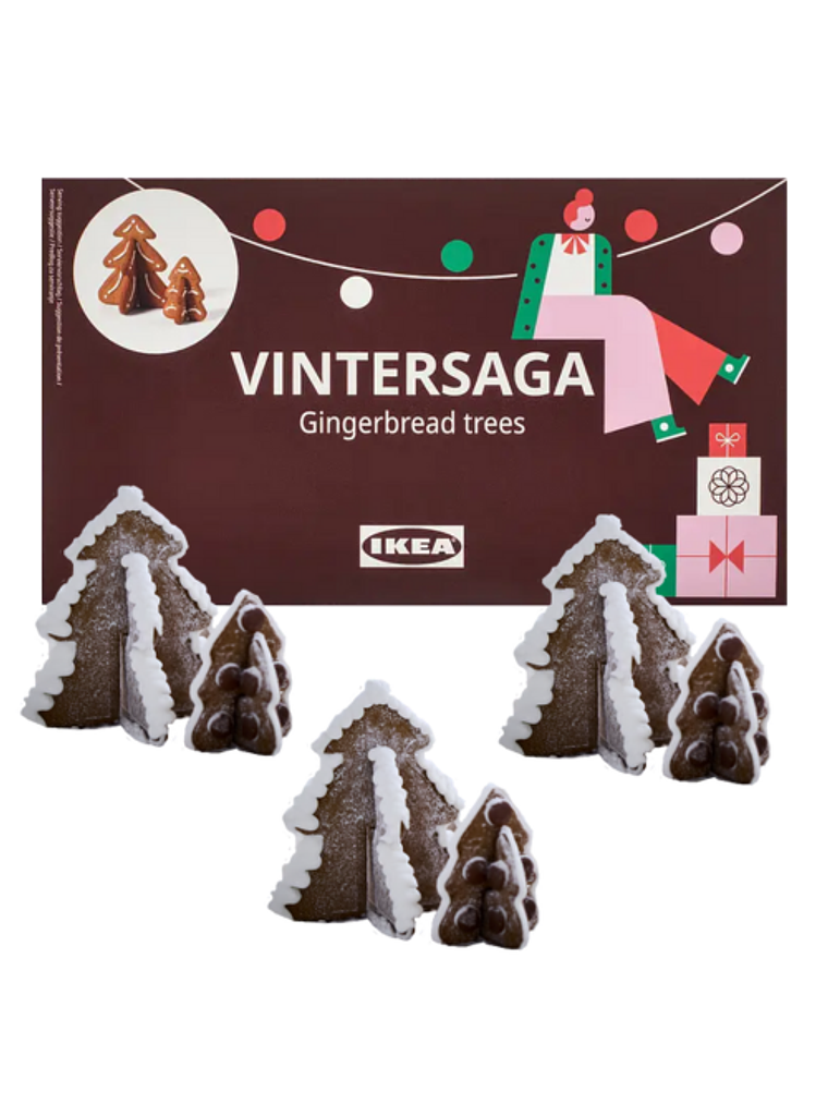 Casa o Árbol De Jengibre Ikea Vintersaga Navidad 300 G Comestible 1