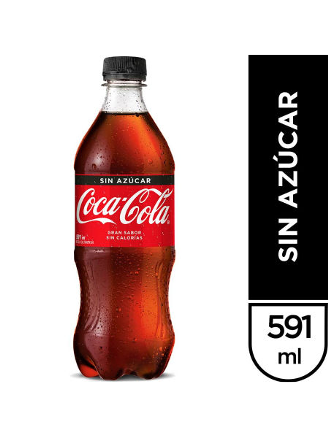 Bebida Botella Desechable Andina Coca Cola 591ml (Original - Zero) 3