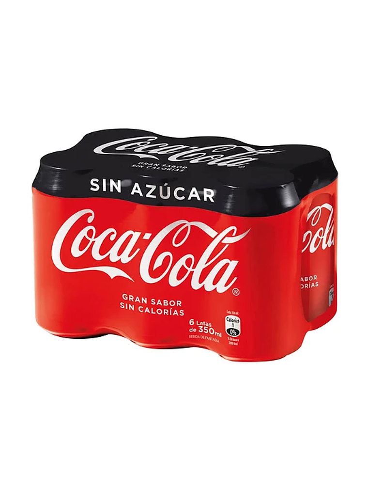 Bebida Lata Andina Coca Cola 350 ml (Original - Zero) 1