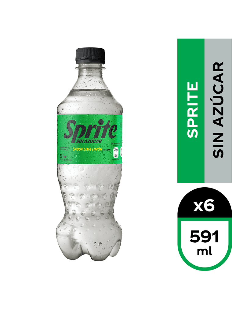 Bebida Botella Desechable Andina Sprite 591ml (Original - Zero) 5
