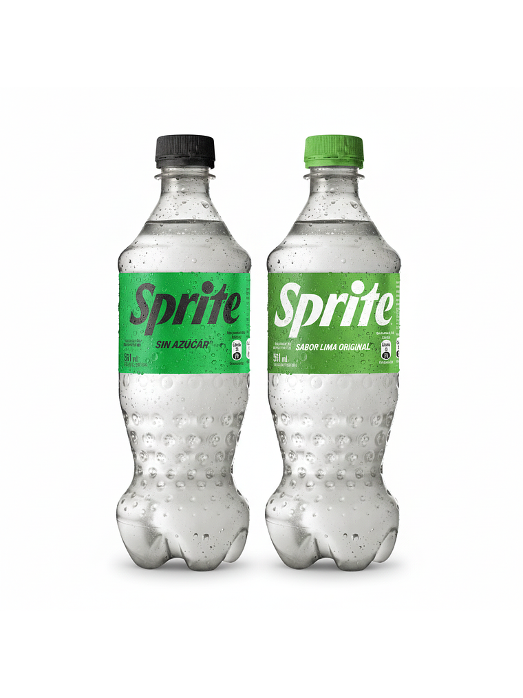 Bebida Botella Desechable Andina Sprite 591ml (Original - Zero) 1