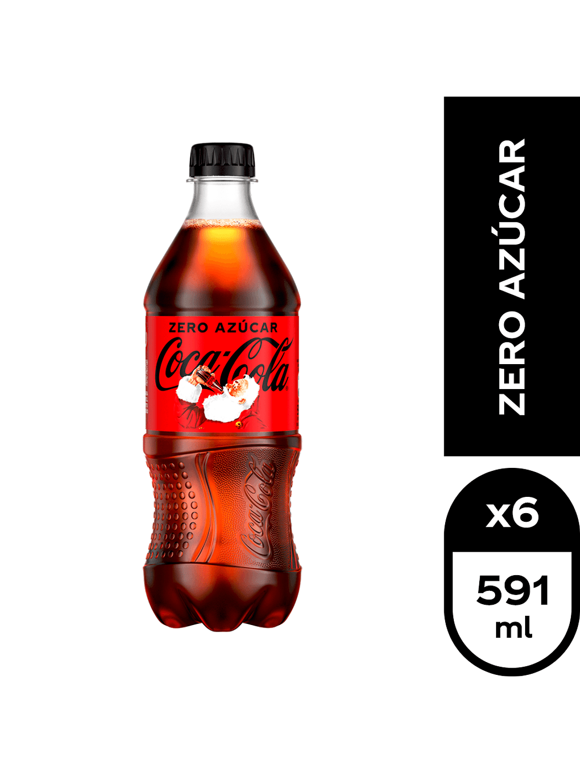 Bebida Botella Desechable Andina Coca Cola 591ml (Original - Zero) 5