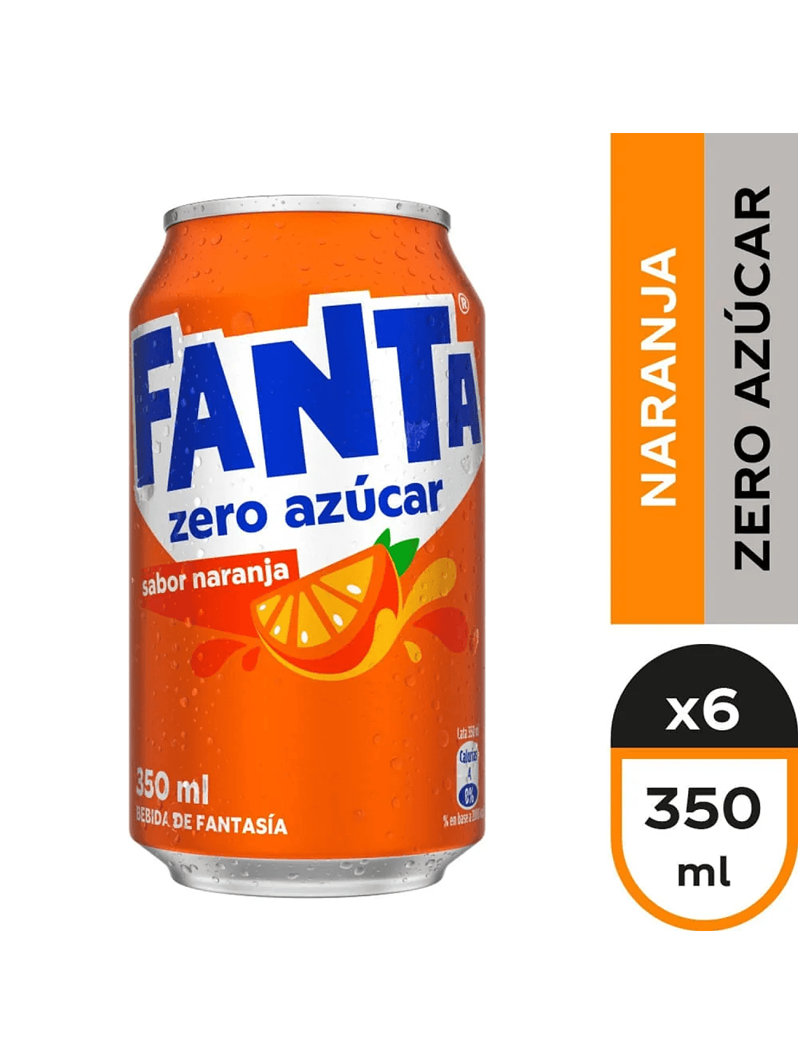 Bebida Lata Andina Fanta 350 ml (Original - Zero) 5