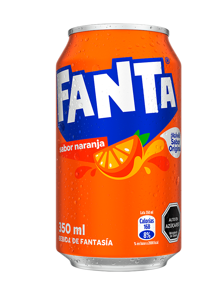 Bebida Lata Andina Fanta 350 ml (Original - Zero) 2