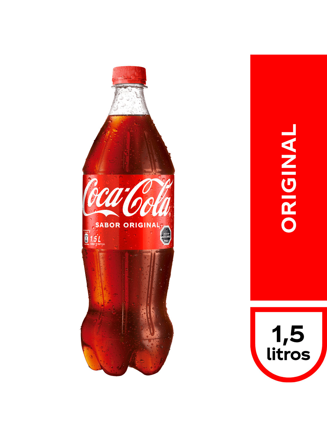Bebida Botella Desechable Andina Coca Cola 1,5 Litros (Original - Zero) 2