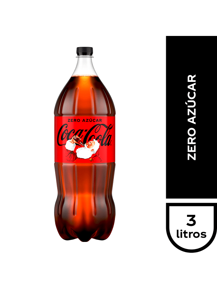 Bebida Botella Desechable Andina Coca Cola 3 Litros (Original - Zero) 3