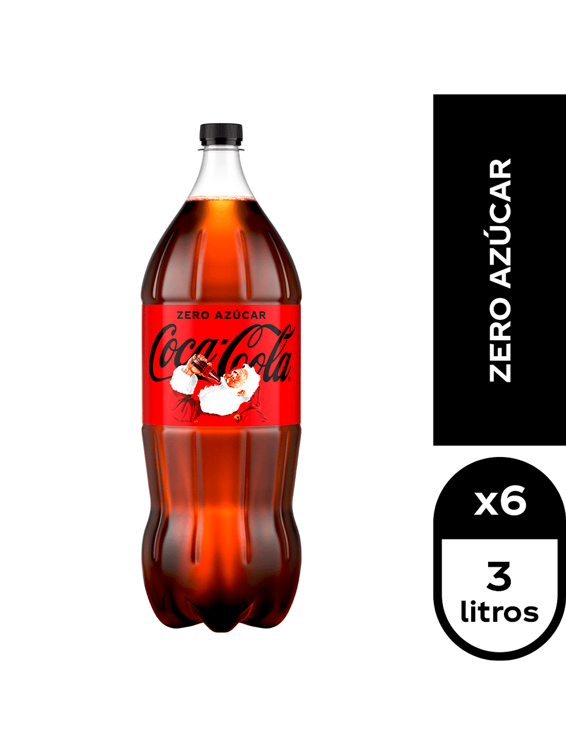 Bebida Botella Desechable Andina Coca Cola 3 Litros (Original - Zero) 5