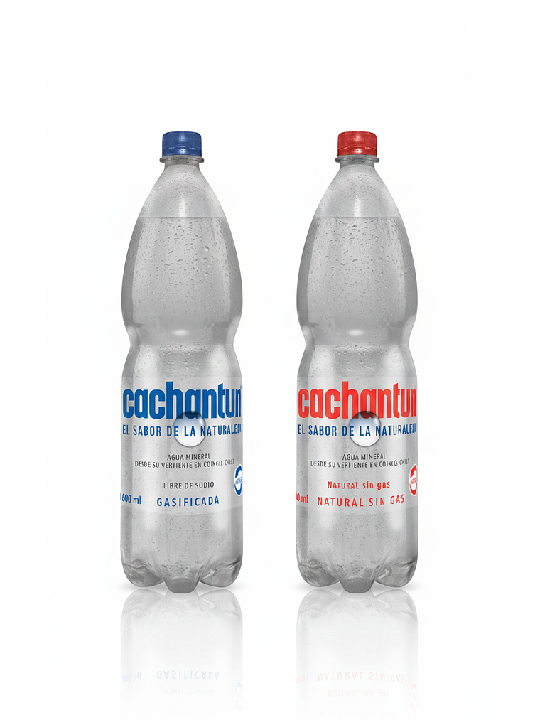 Agua Mineral Cachantun 1,6 Litros (Con/Sin Gas) 1