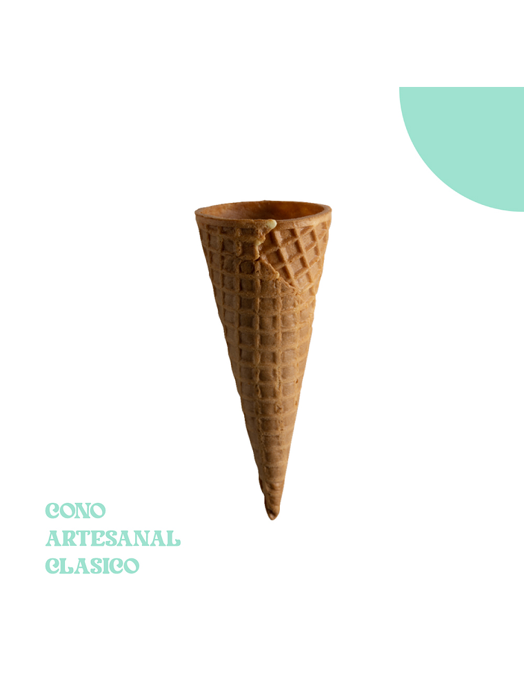 Barquillo Cono Helado Artesanal Dulcono Roma Estándar - 140 Unidades 1