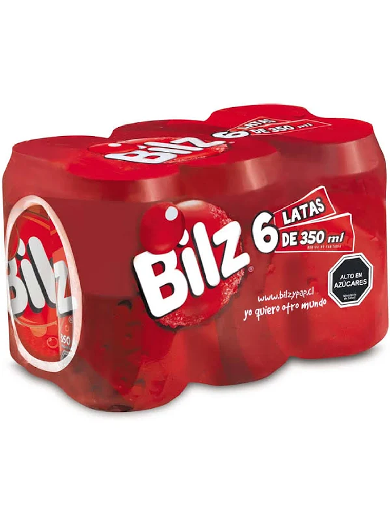 Bebida Lata CCU Bilz 350 ml (Original - Zero) 1