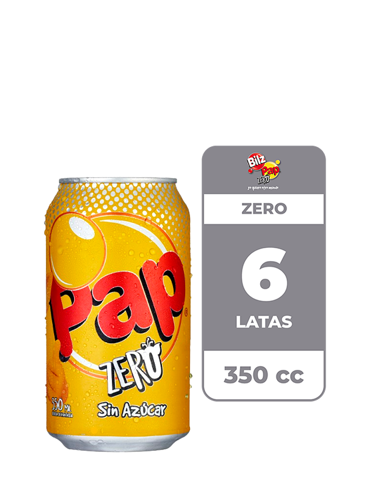 Bebida Lata CCU Pap 350 ml (Original - Zero) 4