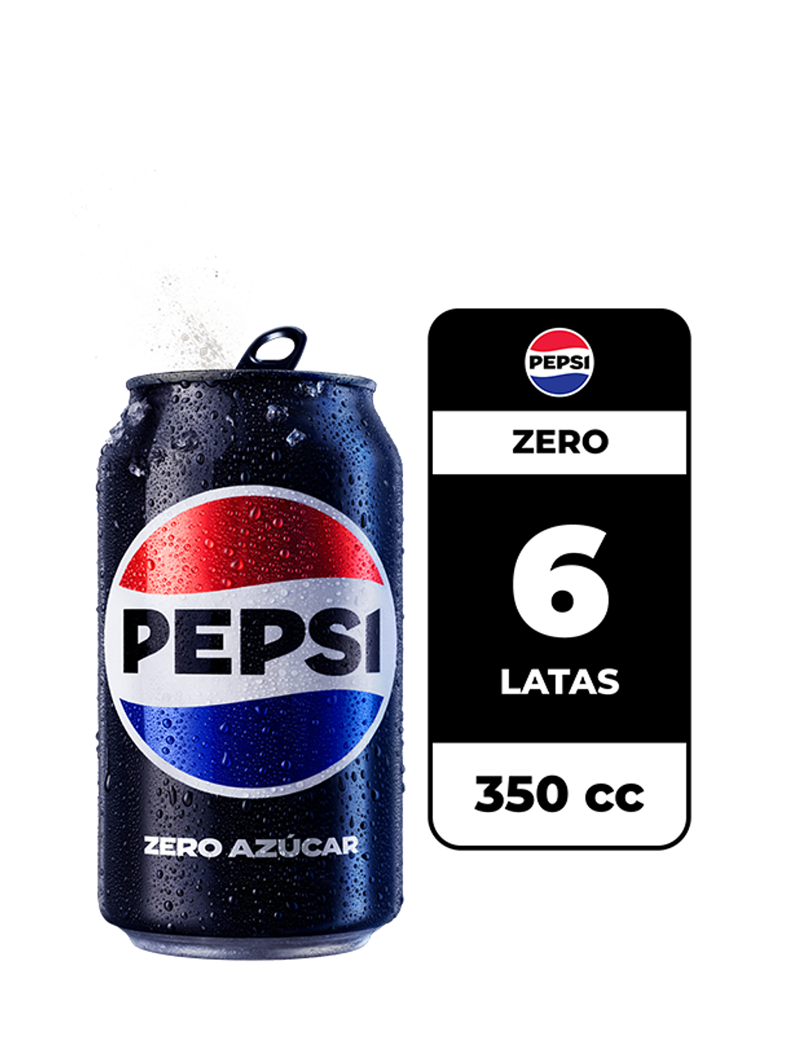Bebida Lata CCU Pepsi 350 ml (Original - Zero) 5
