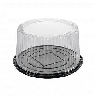 Cúpula o Envase Plástico Para Torta 23x12cm [98-5]