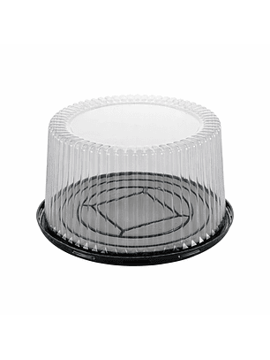 Cúpula o Envase Plástico Para Torta 23x12cm [98-5]