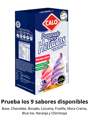 Preparado Para Helados Soft Calo Sabor Lúcuma (1L - 12L)