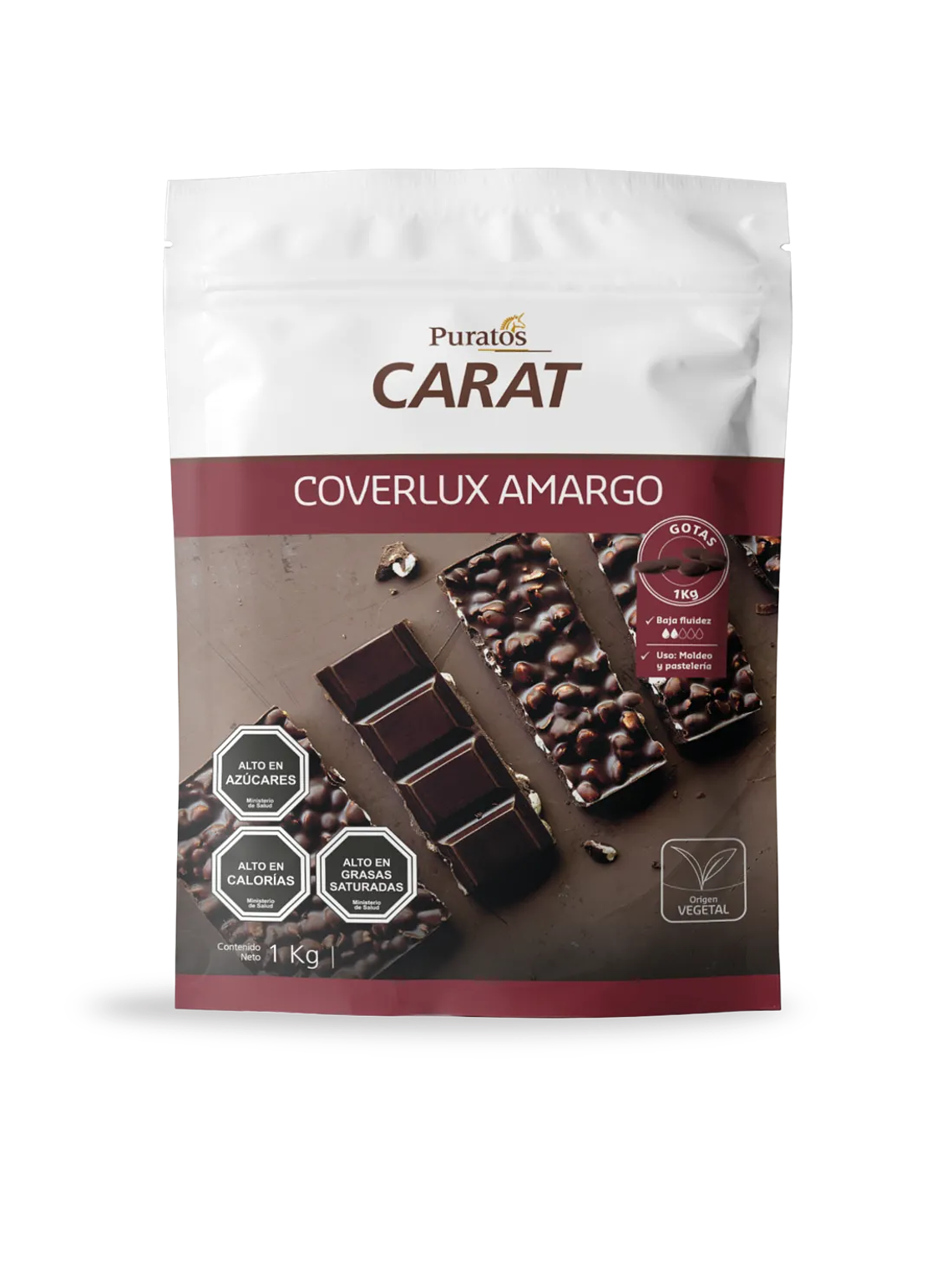 Cobertura Chocolate Puratos Carat Coverlux Amargo 2