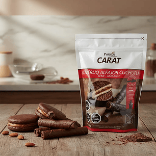 Cobertura Chocolate Puratos Carat Coverliq Alfajor Cuchuflí Semi Amargo