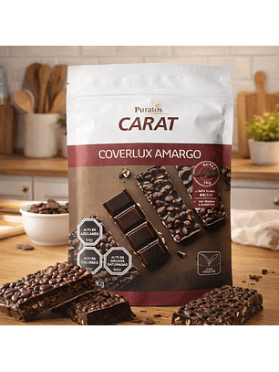Cobertura Chocolate Puratos Carat Coverlux Amargo